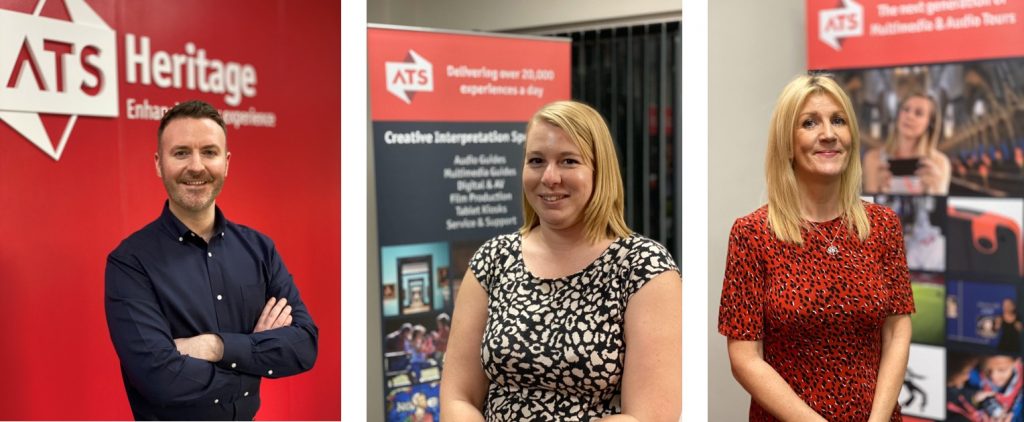 Portrait Photos of three new ATS employees