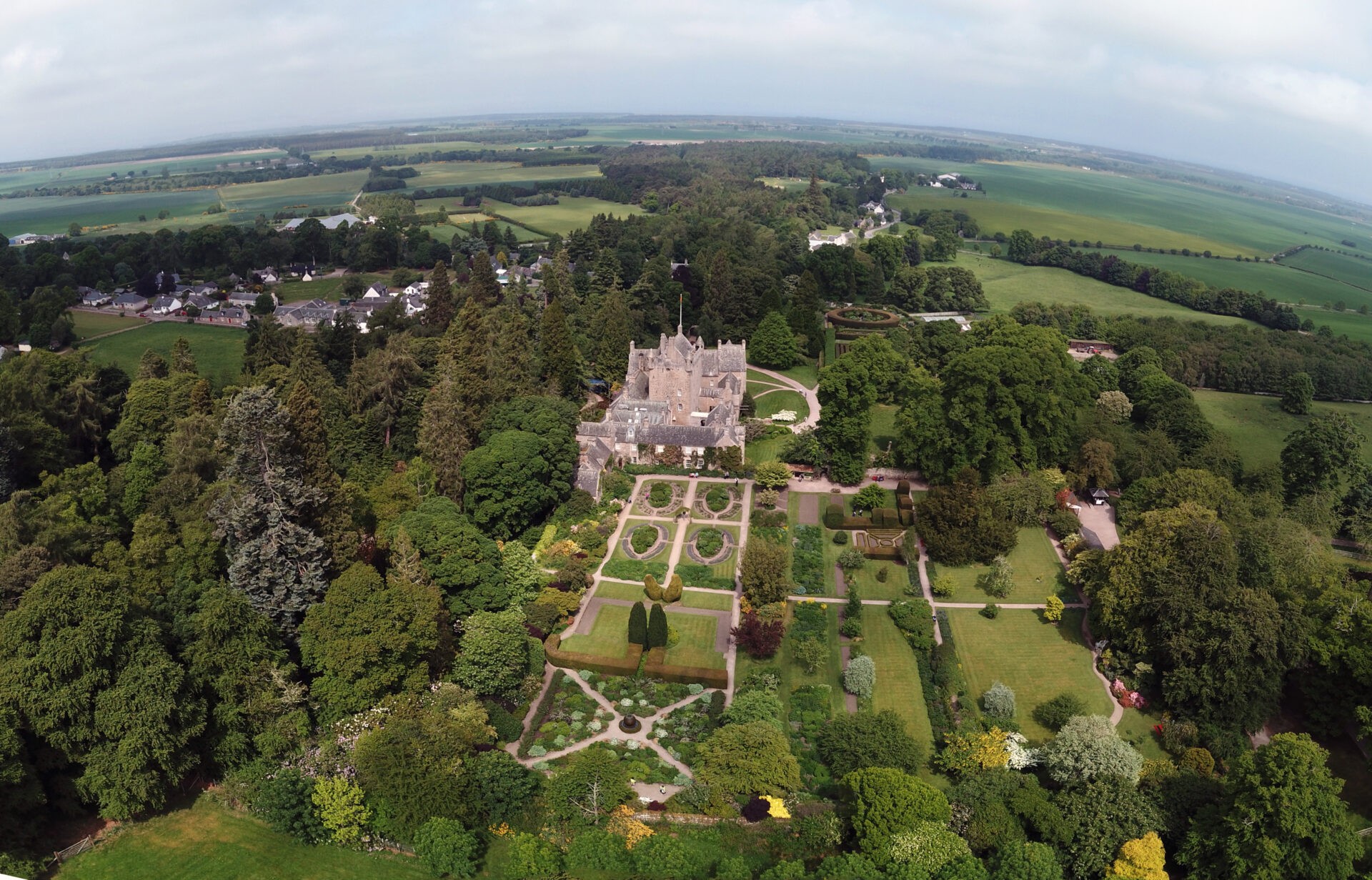 Cawdor Castle Aerial Photo