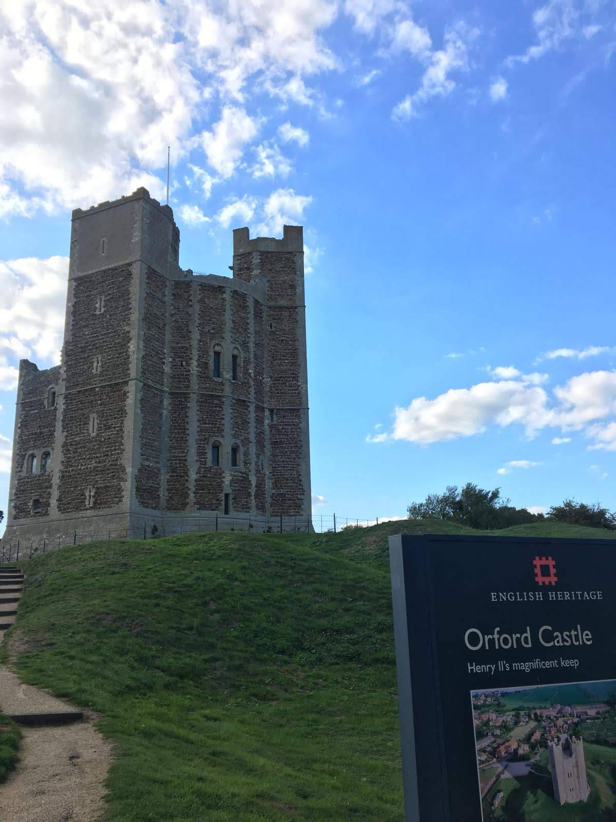 Orford Castle in Suffolk